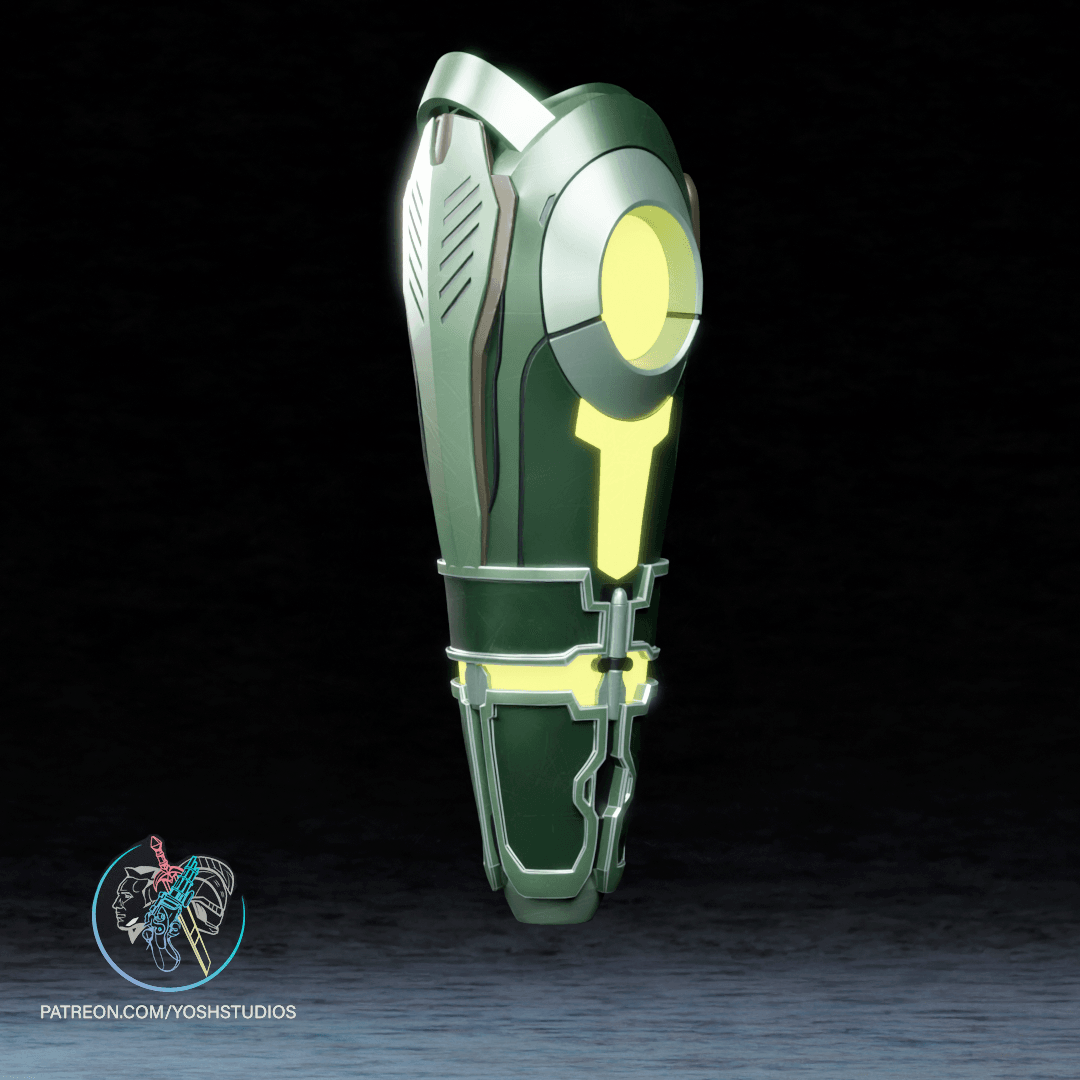 Samus Power Armor Blaster 3D Printer STL File 3d model