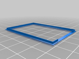 Lite3DP-S1 LCD frame 3d model