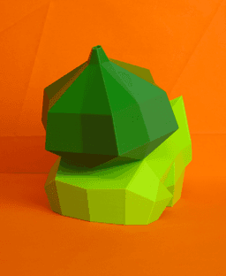 Bulbasaur Low Poly Pokemon 3d model