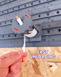 Cable Organiser USBC 1x1 - Cargo Attachment 3d model