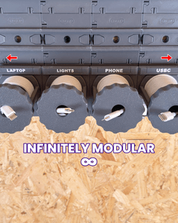Cable Organiser USBC 1x1 - Cargo Attachment 3d model