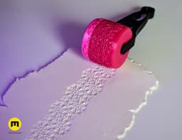 Texture Rollers Lace Patterns middle #6 3d model