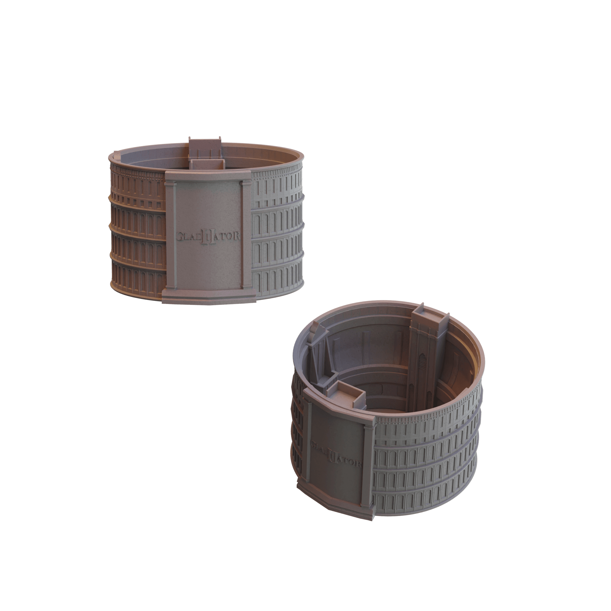 Gladiator Popcorn Bucket 3d model