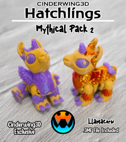 Llamacorn - Hatchling 3d model