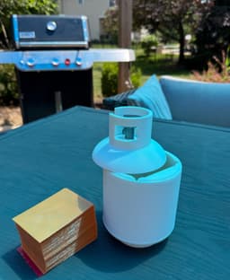 Propane Tank Deck Box 3d model