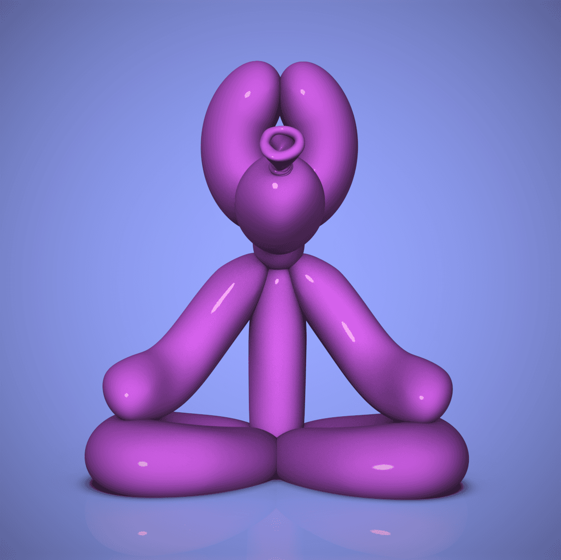 Balloon Dog -Meditation 3d model