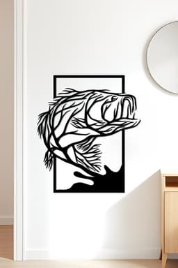 Fish Wall Art, Wall Decor, Home Decor 3d model