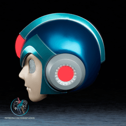 Mega Man Helmet 3D Printer File STL 3d model