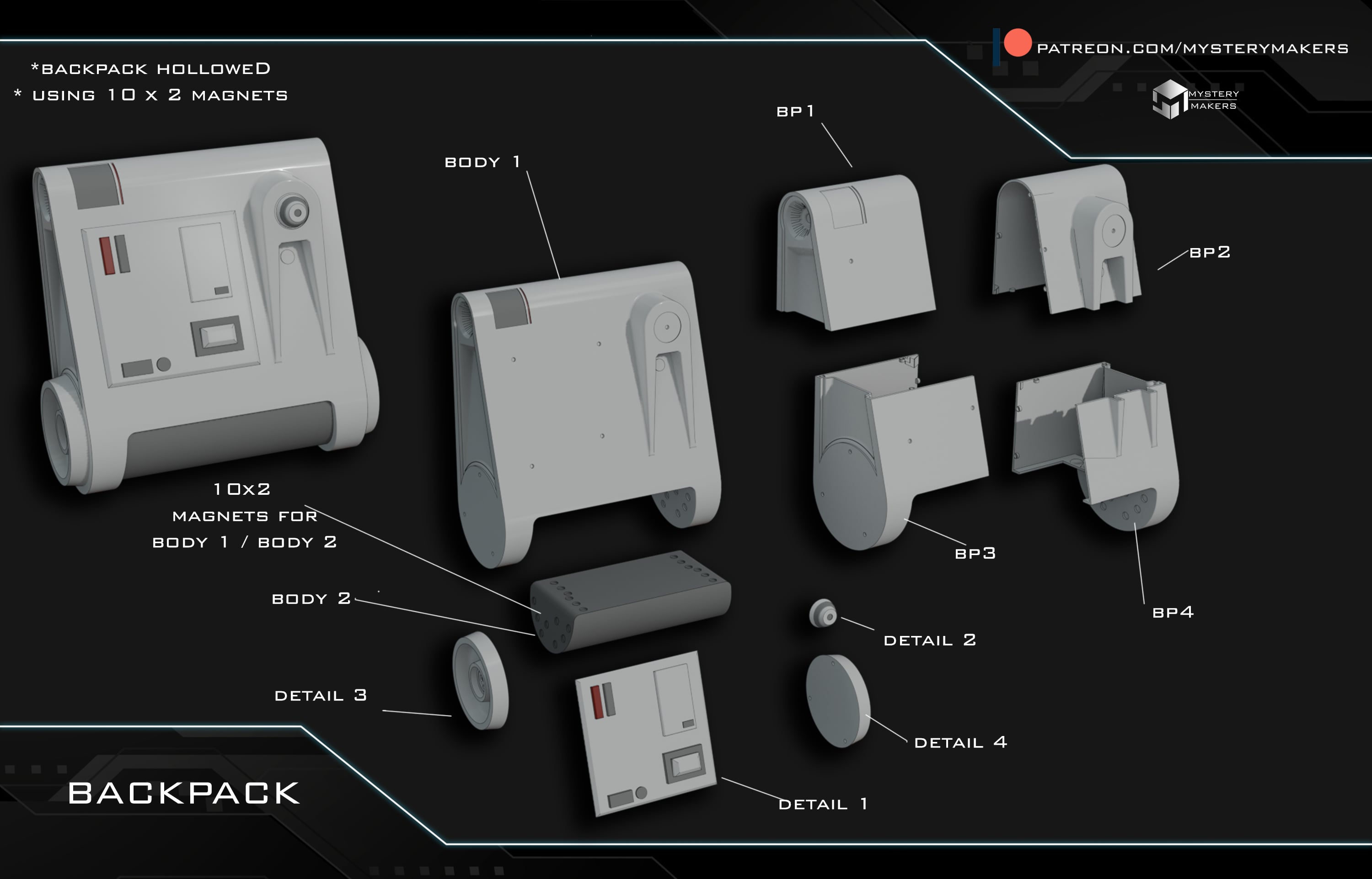 Snowtrooper armor 3d model