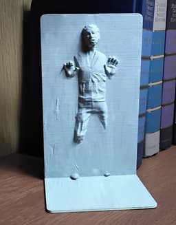 Han Solo in Carbonite Bookends 3d model