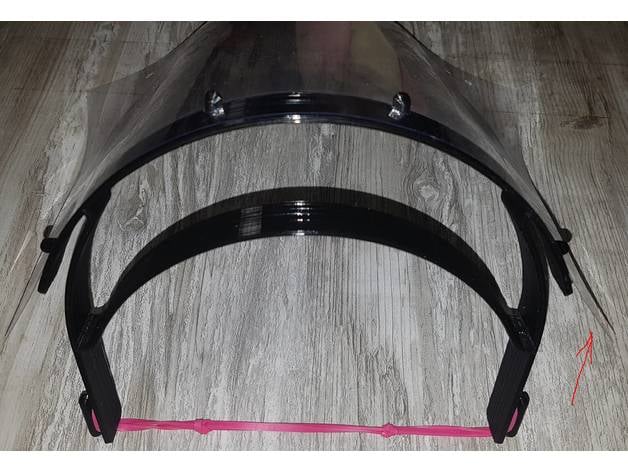 Face shield, Prusa specs 3d model