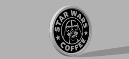 STARWARS COFFEE THREADED AND STACKABLE COASTER SET 3d model