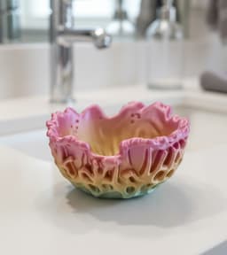 Beautiful Coral Catch-all bowl 3d model
