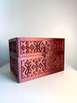 Storage Chest Slavic Pattern.stl 3d model