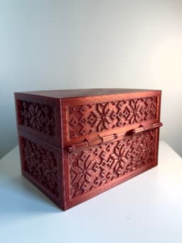 Storage Chest Slavic Pattern.stl 3d model
