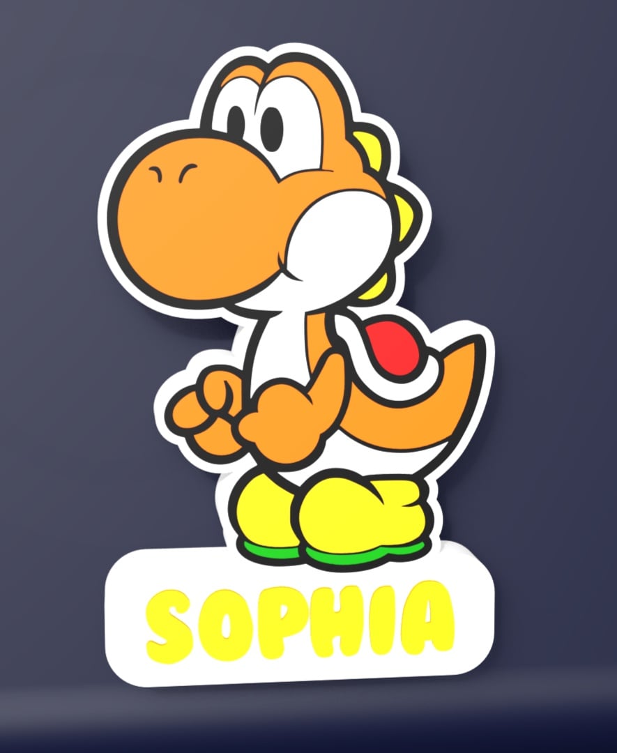 Yoshi – LED Strip compatible 3d model