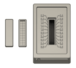 Official HueForge TD Step Test and Light Box 3d model