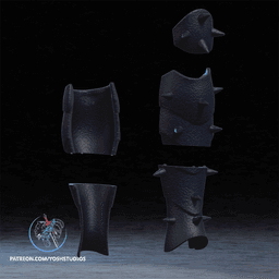 Agent Venom Armor 3D Printer STL File 3d model