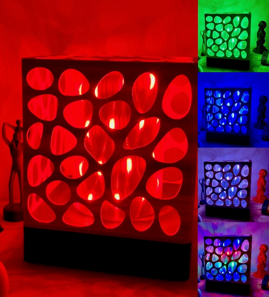 Printable LED Lamp 3d model