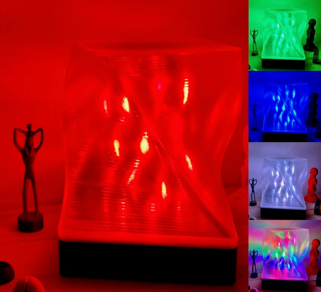 Printable LED Lamp 3d model