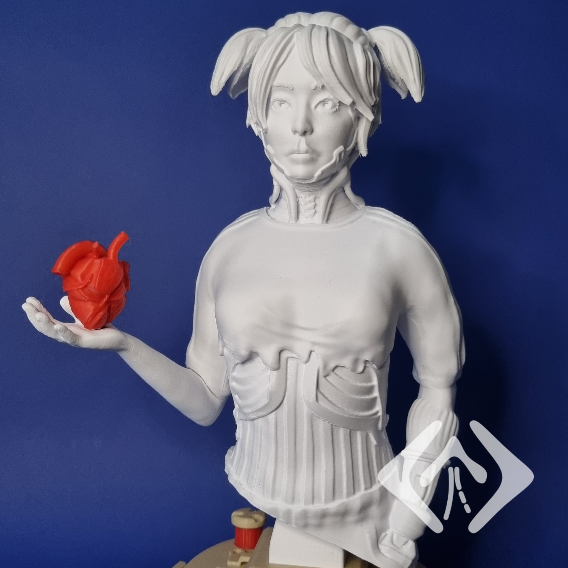 Cyber Girl - System Override Heart Engaged 3d model