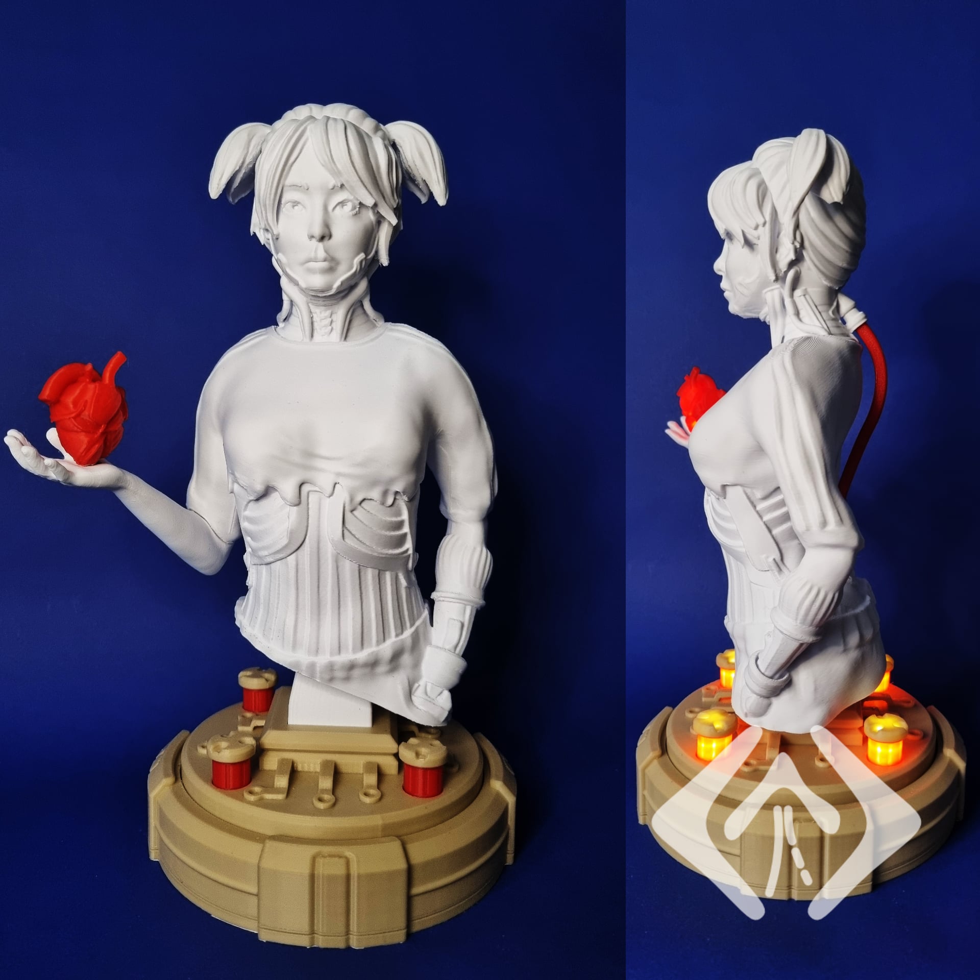 Cyber Girl - System Override Heart Engaged 3d model