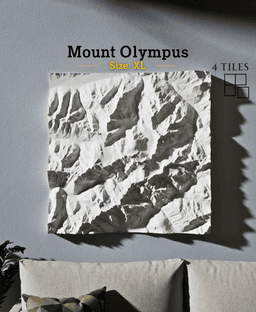 Mount Olympus (Washington) 3d model