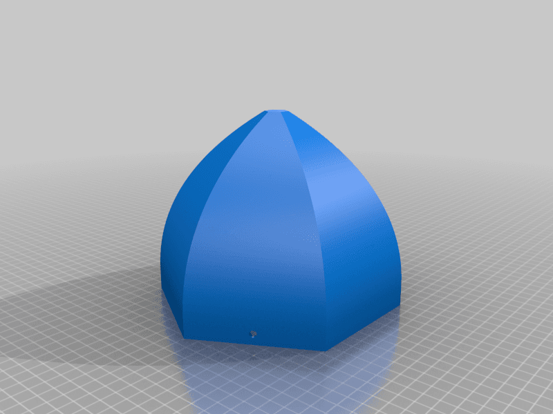 Hexagonal Based Pyramid Hanging Planter remix and redux 3d model