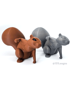 3DL Super Hero Landing Squirrel 3d model