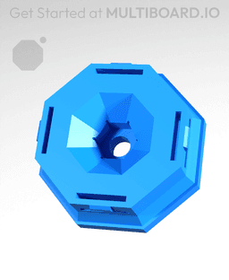 Drop-In Nut Snap - M3 3d model