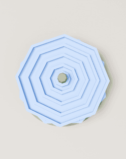 Set of Drinks Coasters Ver 2 3d model