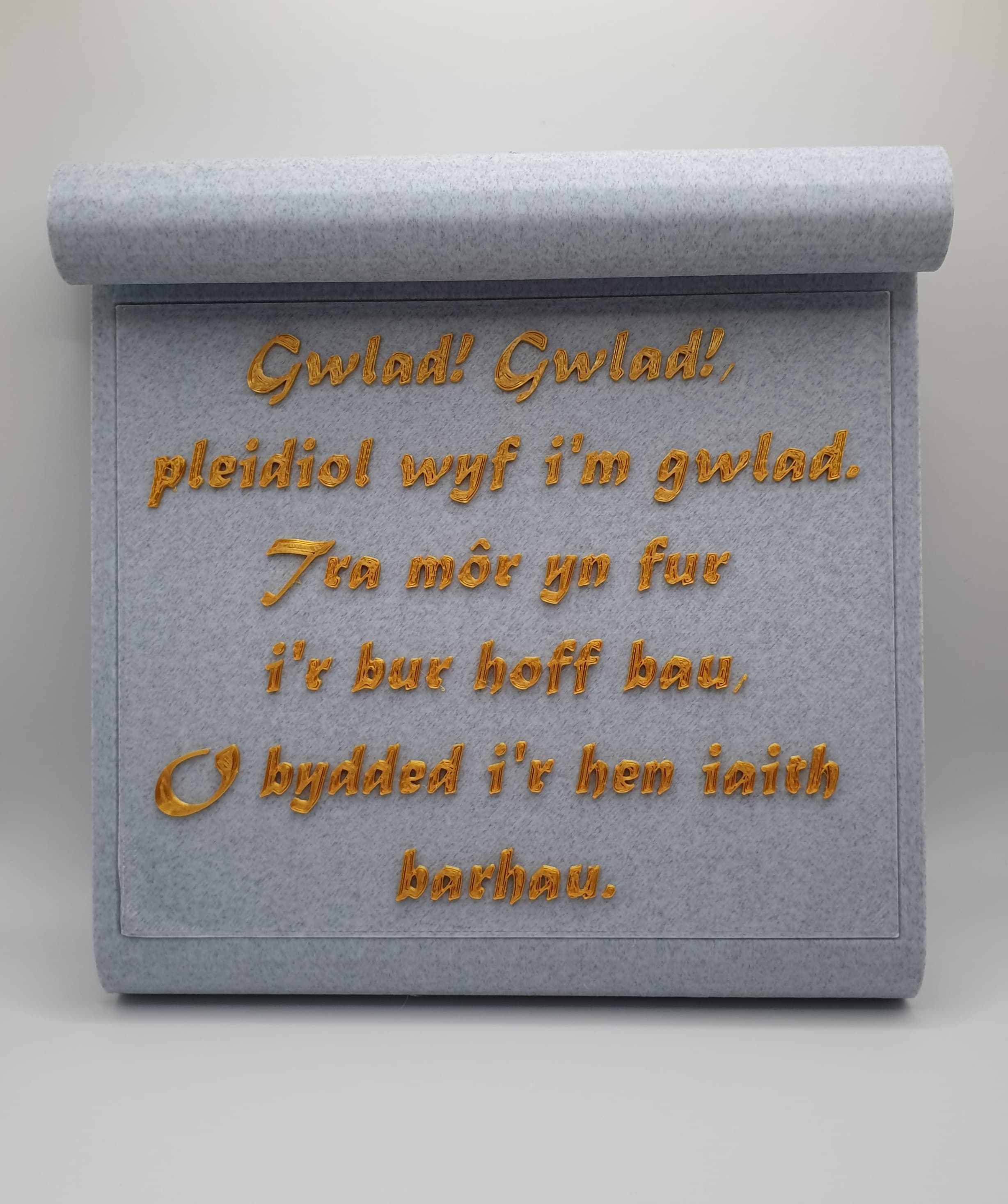 SCROLL WELSH 3d model