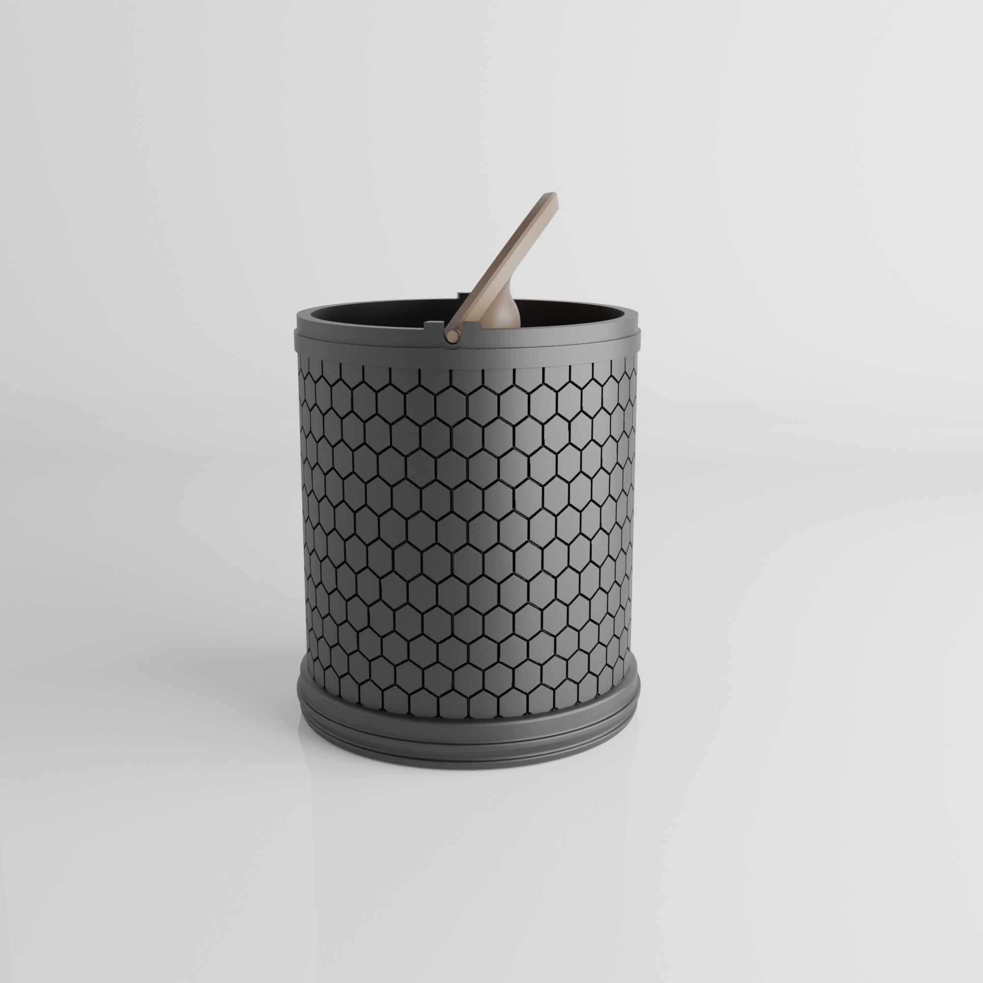 Mini trash Bin 3d model