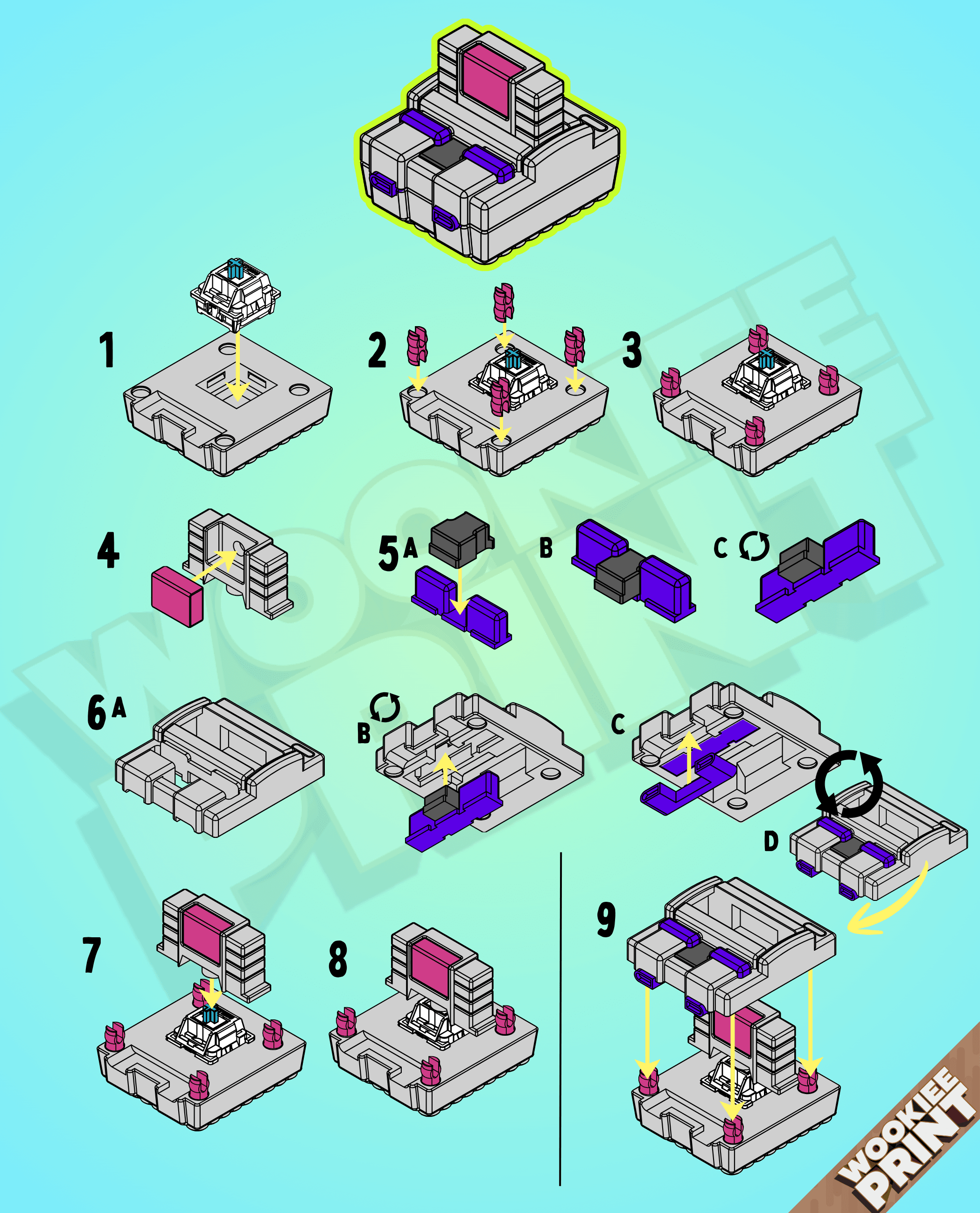 Retro Console Clickers 3d model