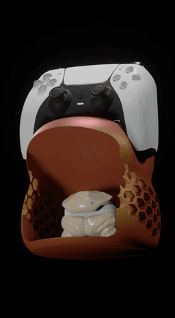 DUALSENSE CONTROLLER STAND 3d model