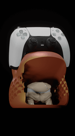 DUALSENSE CONTROLLER STAND 3d model