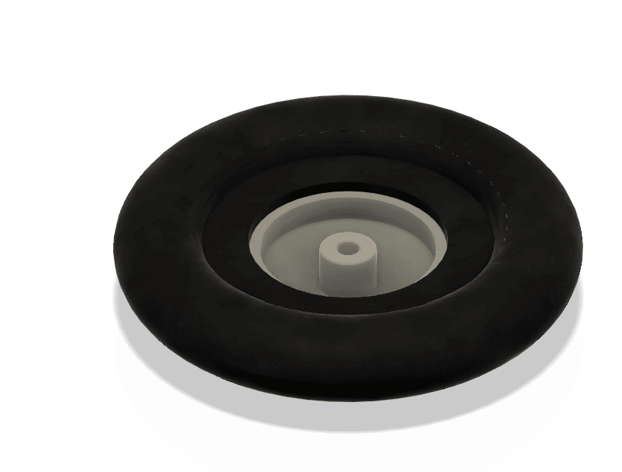 Roue / Wheel Baron plane 3d model