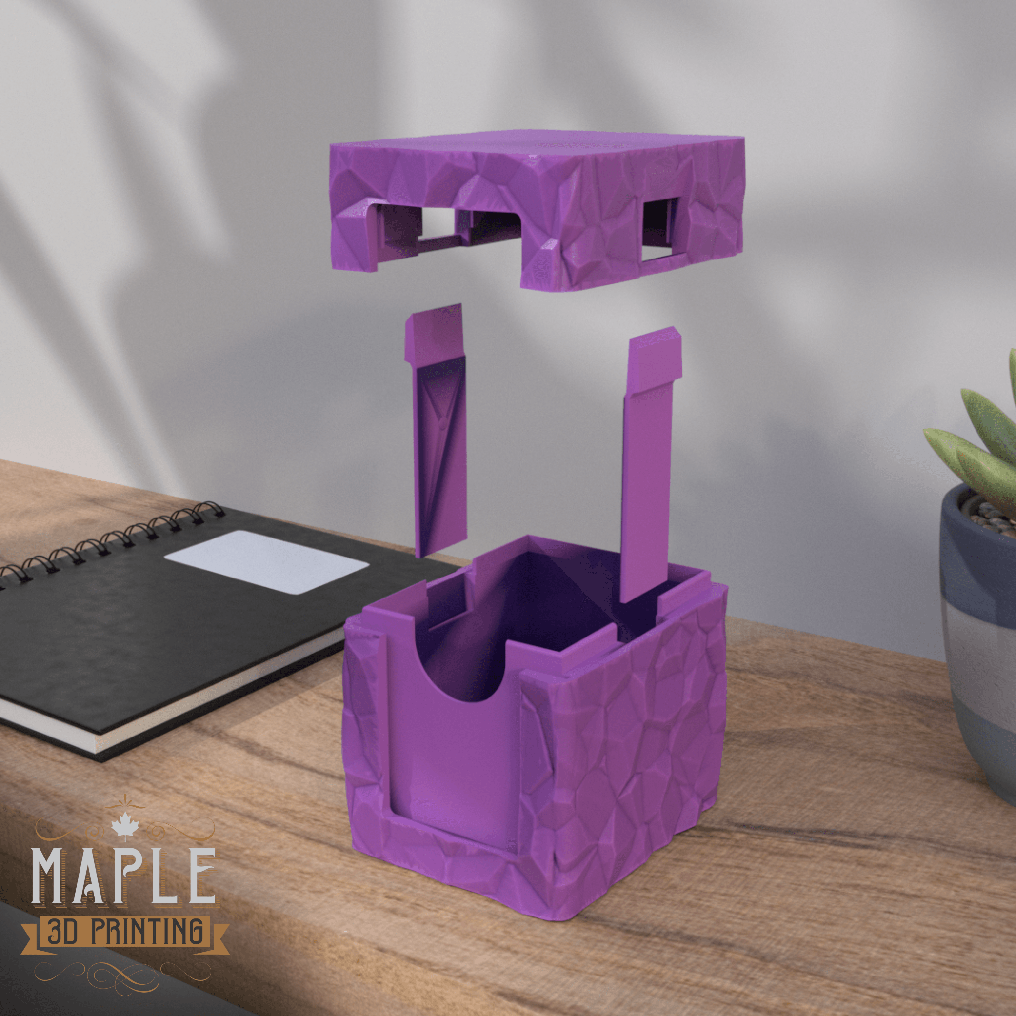 Snap Shut Deck Box - Crystalized 3d model