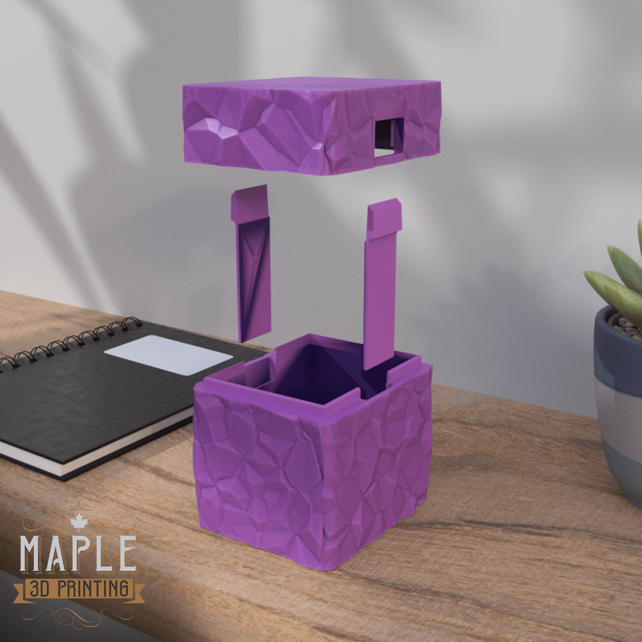 Snap Shut Deck Box - Crystalized 3d model