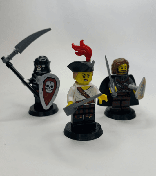LEGO Compatible 28mm miniature base 3d model