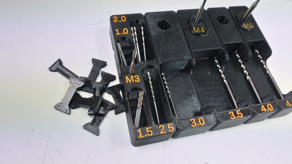 Drill Bit Organizer V2 3d model