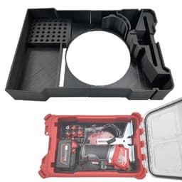 M18 Router Organizer for Milwaukee Compact Packout (Version 2) 3d model