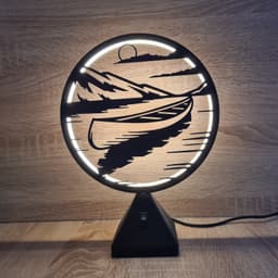 LED Ring Lamp 3d model