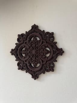 Eclipsa Medallion Victorian Gothic Wall Decor 3d model