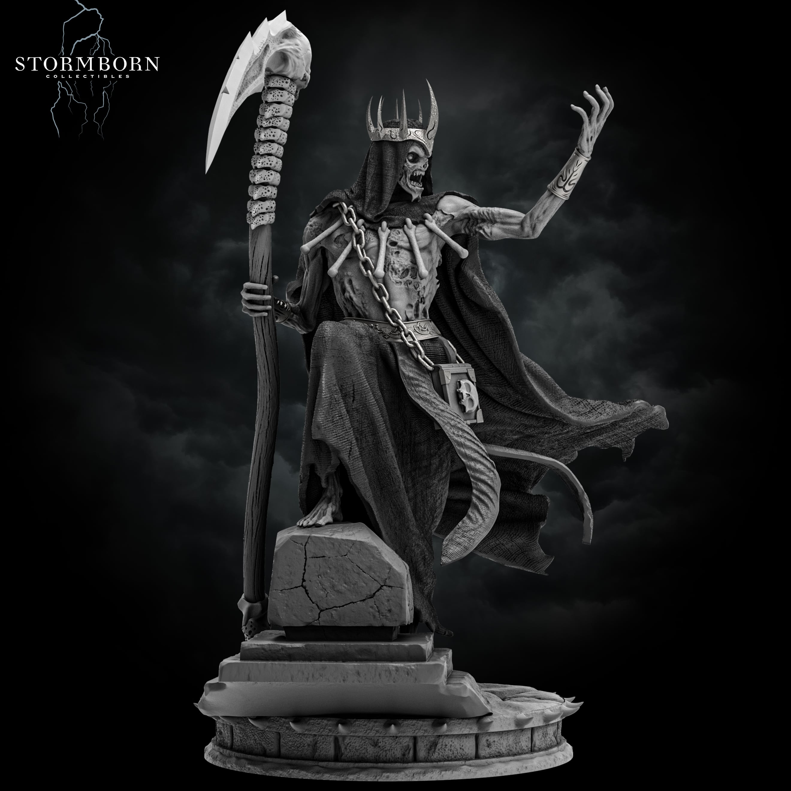 (32mm) Gothric, The Decayed 3d model