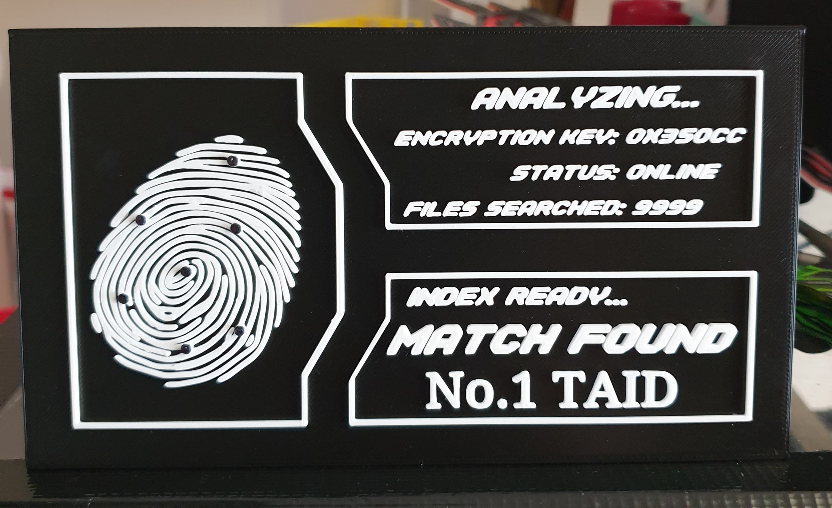 FINGER PRINT I.D customize 3d model