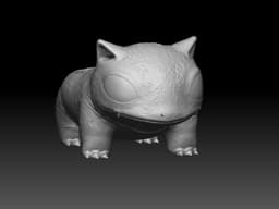 bulbizarre bulbasaur planter 3d model