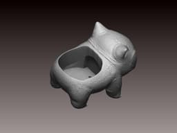 bulbizarre bulbasaur planter 3d model