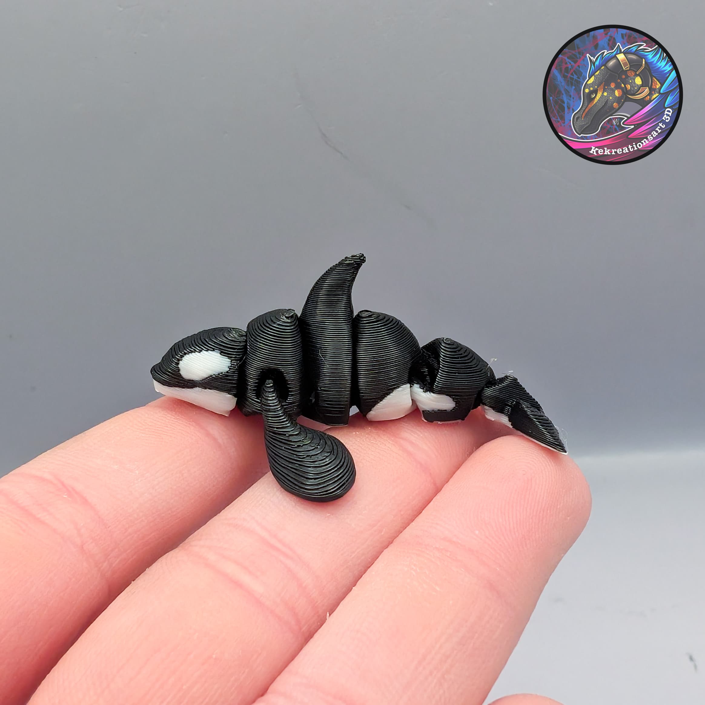 nano flexi orca whale 3d model