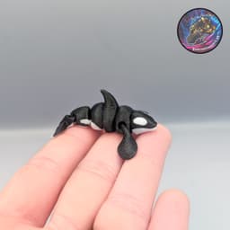 nano flexi orca whale 3d model